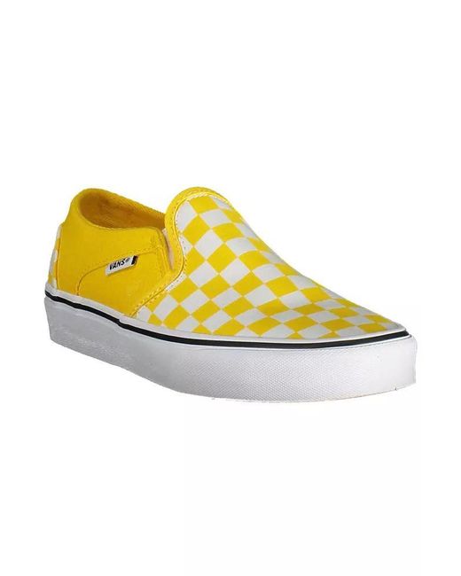Vans Vibrant Yellow Elastic Sports Sneakers