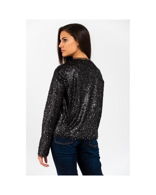 Gas Black Polyamide Blazer