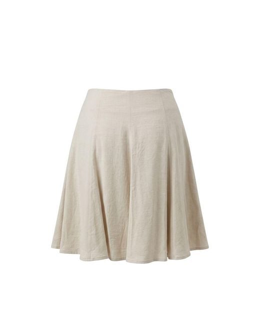 Trussardi Gray Beige Viscose Skirt