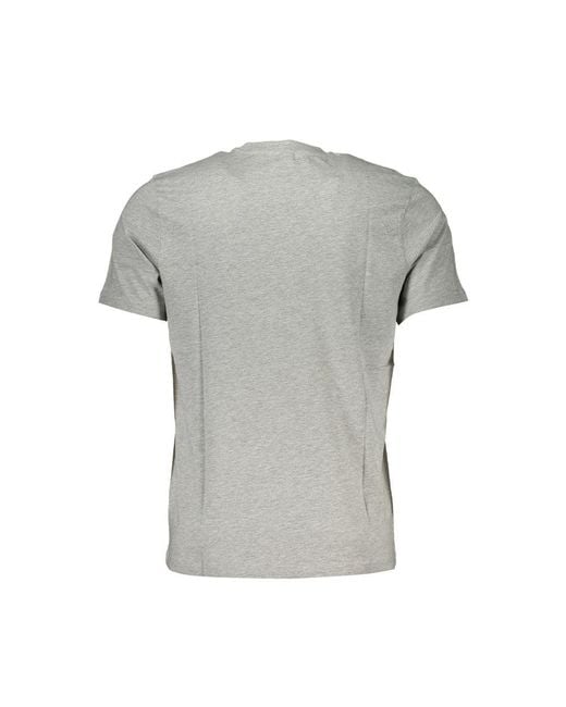 North Sails Gray Cotton T-Shirt for men