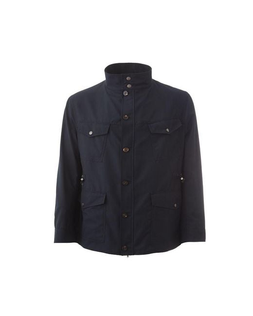 Lardini Blue Wool Jacket for men