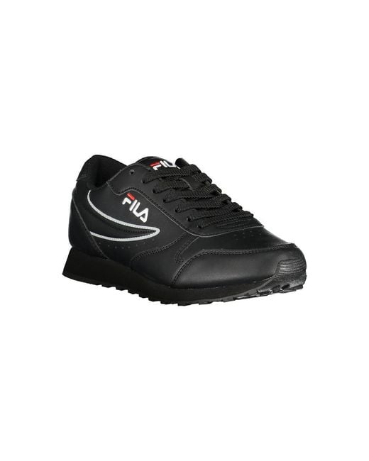 Fila Black Polyethylene Sneaker