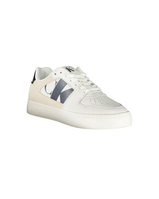 Calvin Klein White Court Sneaker Ym0Ym00056