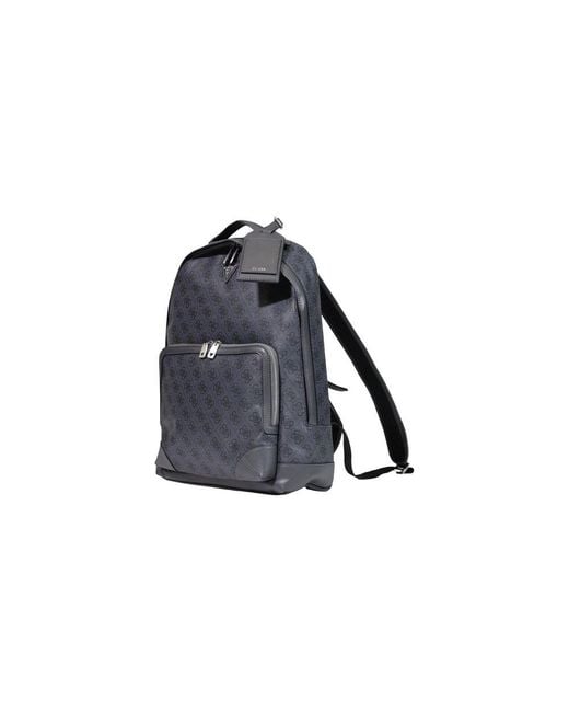 Guess Blue Gray Polyethylene Backpack