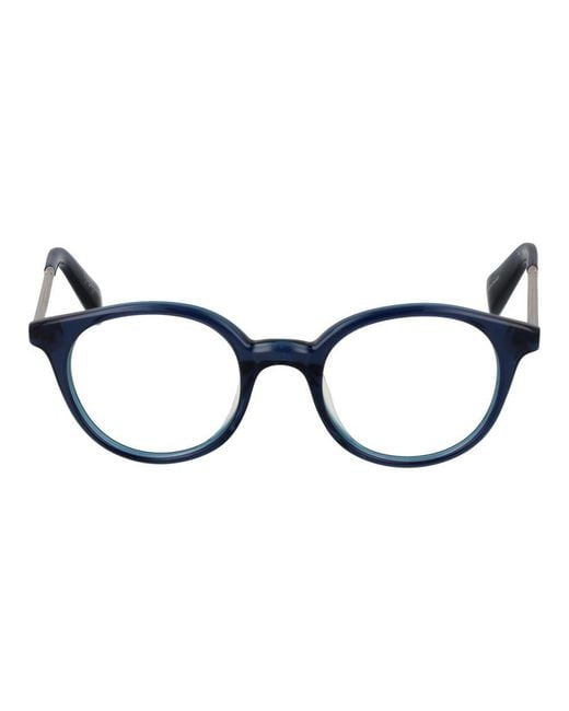 Yohji Yamamoto Blue Acetate Glasses (Frames)
