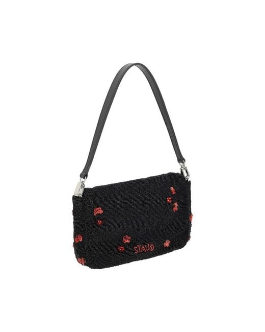 Staud Black Timmy Shoulder Bag