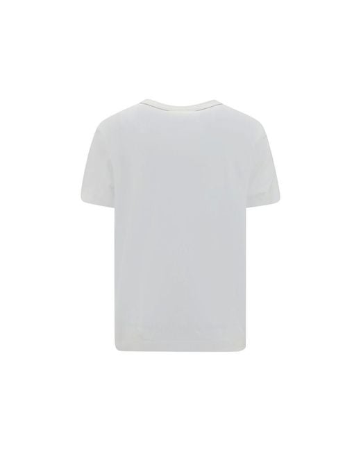 Brunello Cucinelli White Monochrome T