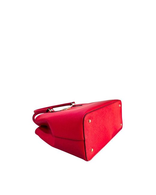 Twinset Red White Pu Handbag