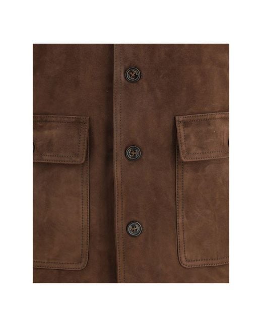 Valstar Brown Leather Jacket for men