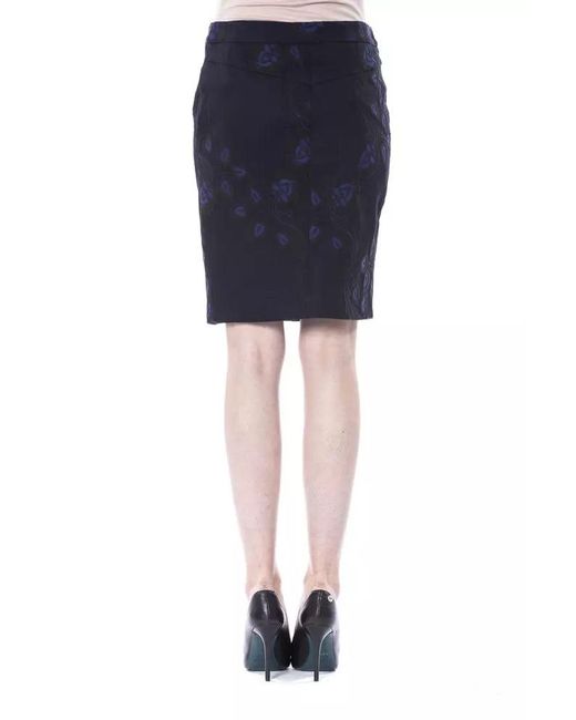 Byblos Black Chic Tulip Short Skirt