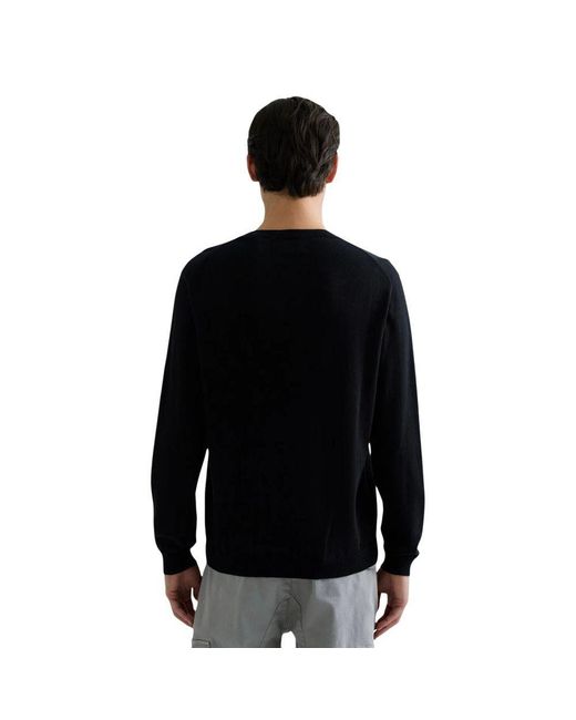 Replay Black Cotton Sweatshirt for men