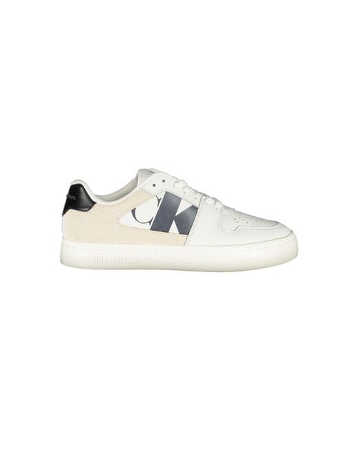 Calvin Klein White Court Sneaker Ym0Ym00056