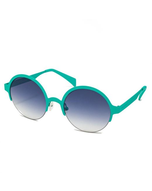 Italia Independent Blue Metal Sunglasses