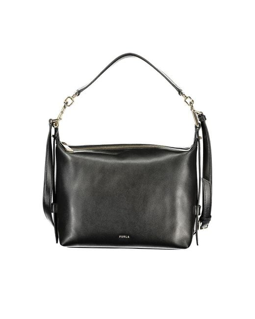 Furla Black Leather Bag