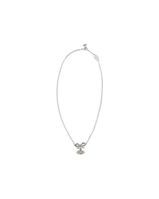 Vivienne Westwood Metallic Silver Silver Necklace
