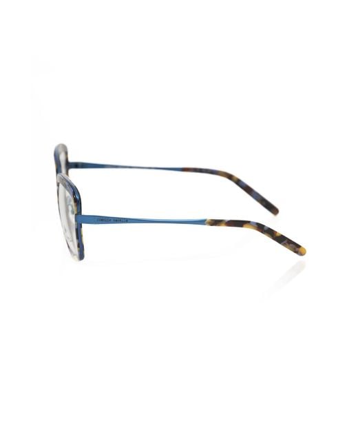 Frankie Morello Blue Metallic 's Eyeglass Frame