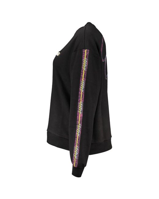 Roberto Cavalli Black Cotton Sweater