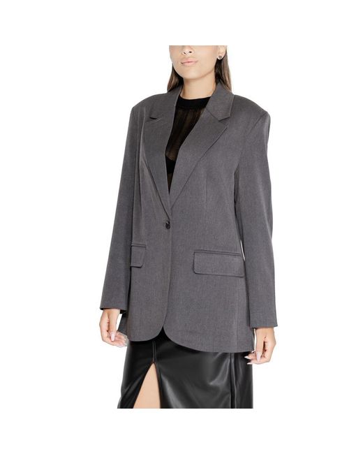 ONLY Gray Recycled Polyester Suits & Blazer