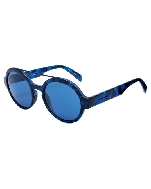 Italia Independent Blue Acetate Sunglasses