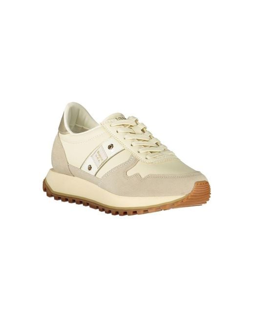 Blauer Natural Beige Leather Sneaker