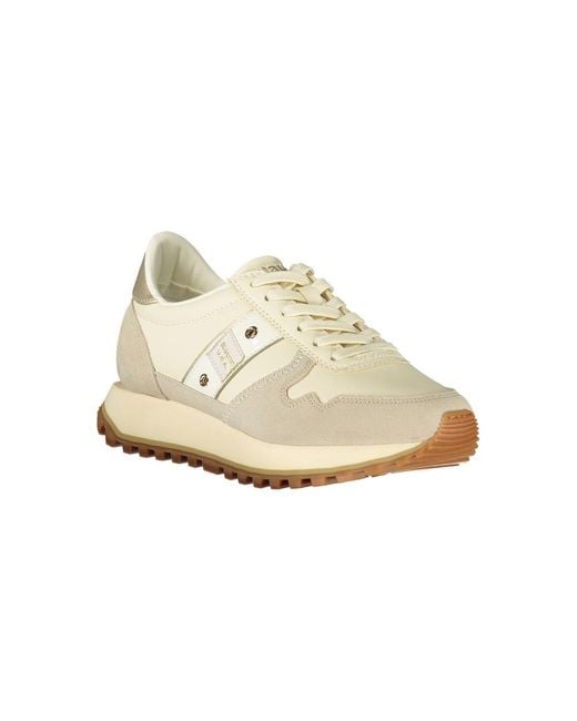 Blauer Natural Beige Leather Sneaker