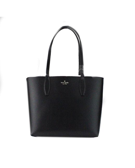 Kate Spade Disney Beauty And The Beast Small Leather Reversible Tote Handbag in Black Lyst UK