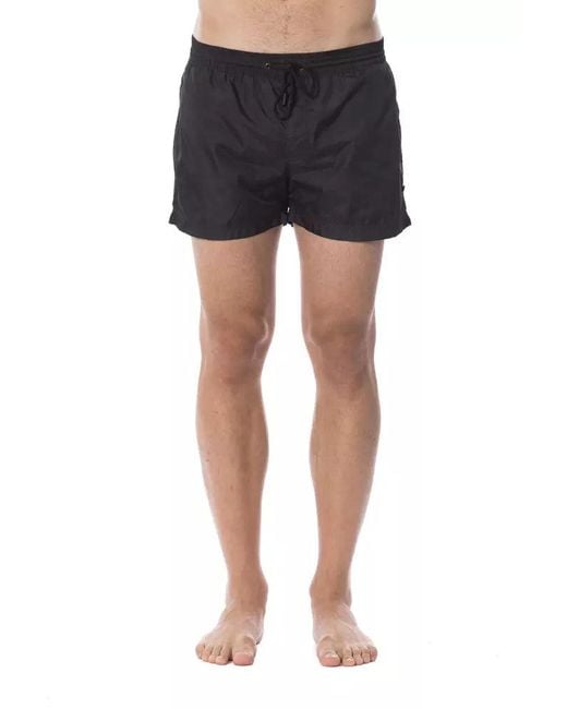 Roberto Cavalli Blue Polyester Swimshorts for men