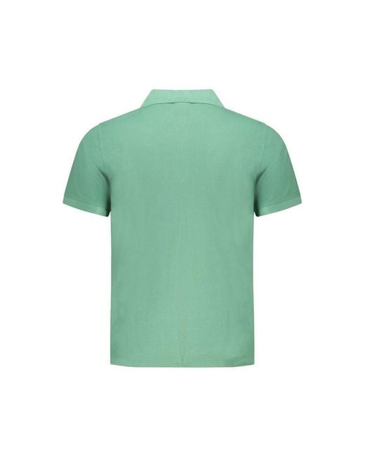 Pepe Jeans Green Verde Organic Cotton Mens Polo Shirt for men