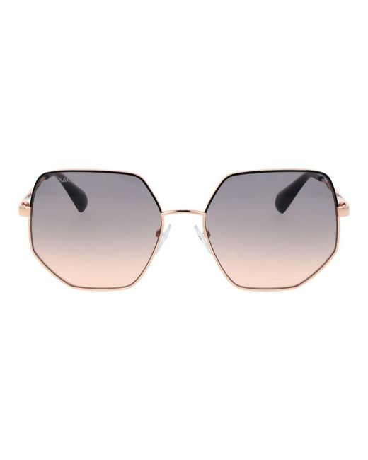 MAX&Co. Metallic Metal Sunglasses