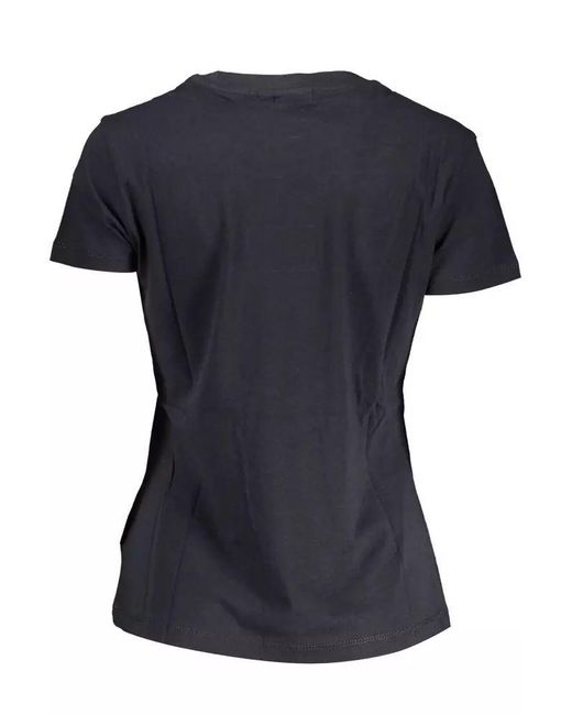 Napapijri Black Cotton Tops & T-shirt