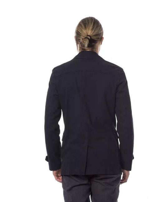 Verri Blue Cotton Blazer for men