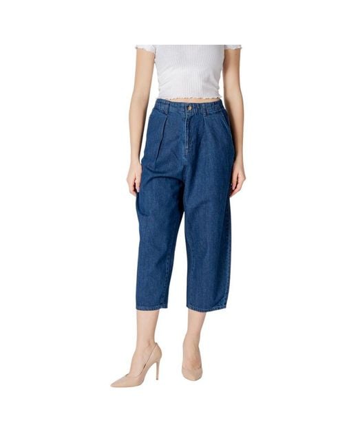 ONLY Blue Cotton Jeans Denim