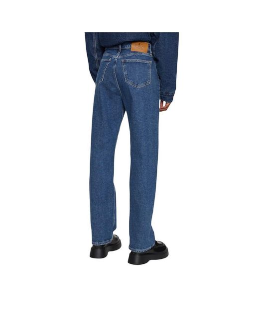 Calvin Klein Blue Cotton Jeans & Pant
