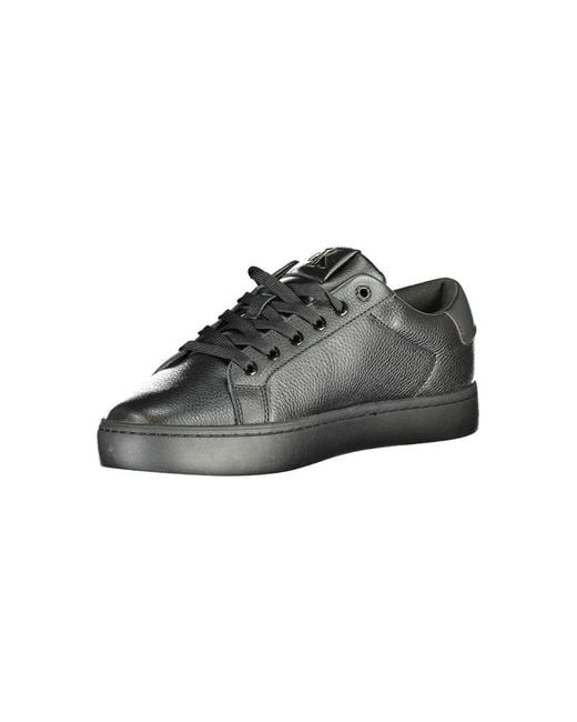 Calvin Klein Black Polyester Sneaker for men