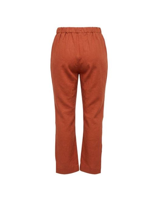 Trussardi Red Viscose Pant