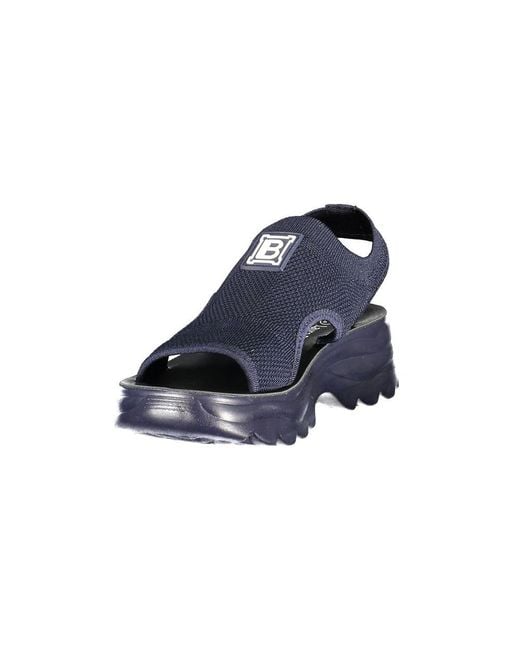 Laura Biagiotti Blue Polyester Sandal