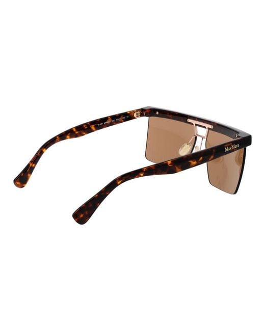 Max Mara Brown Plastic Sunglasses