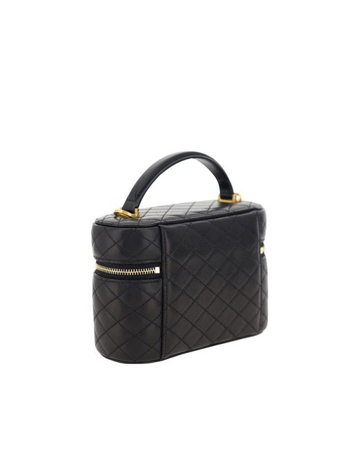 Saint Laurent Black Calf Leather Bos Taurus Handbag