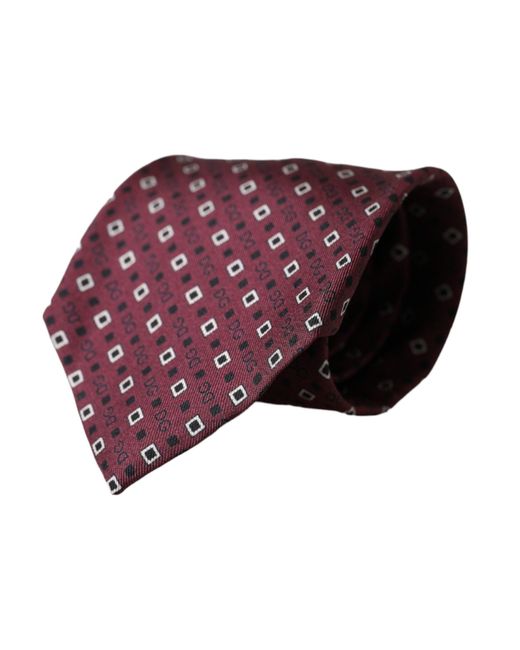 Dolce & Gabbana Black Silk Patterned Adjustable Neck Men Papillon Bow Tie main image 0