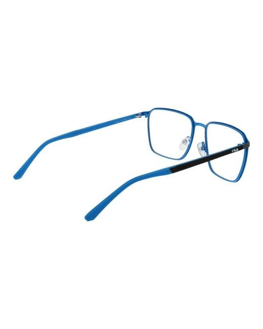 Fila Blue Gray Rubber Glasses (frames) for men
