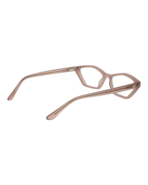 MARCIANO BY GUESS Brown Beige Plastic Glasses (frames)