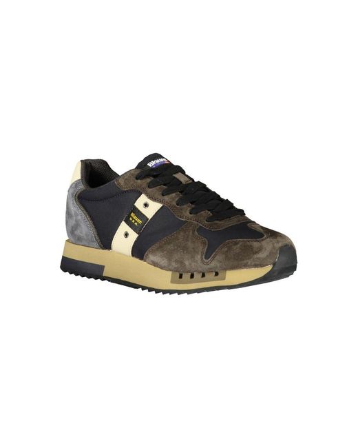 Blauer Black Blue Polyurethane Men Sneaker for men