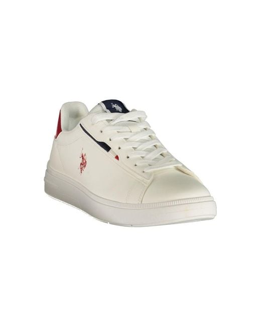 U.S. POLO ASSN. Multicolor White Polyurethane Men's Sneaker for men
