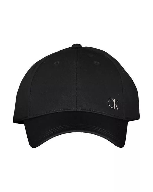 Calvin Klein Black Cotton Hats & Cap for men