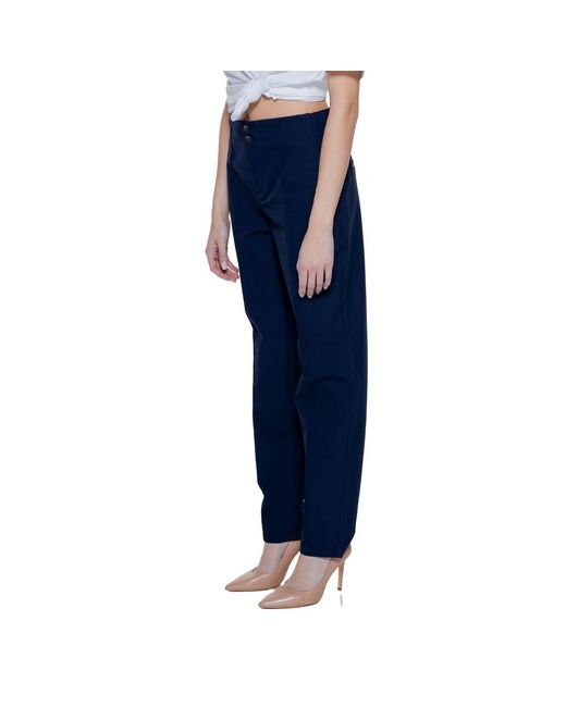 Street One Blue Polyamide Casual Pants