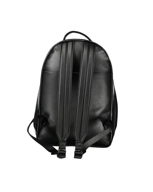 Calvin Klein Black Chic Urban Backpack With Sleek Functionality for men