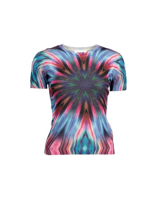 Desigual Blue Viscose Sweater