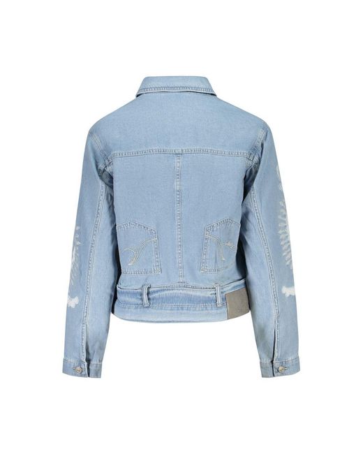 Desigual Blue Cotton Jacket