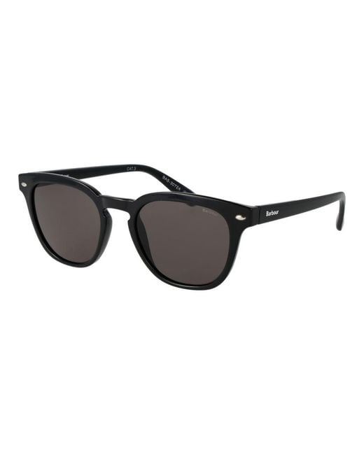 Barbour Black Plastic Sunglasses for men
