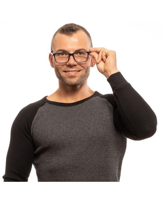 Bally Blue Black Plastic Glasses (frames) for men